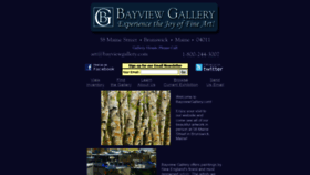 What Bayviewgallery.com website looked like in 2020 (3 years ago)