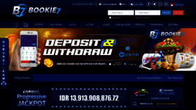 What Bookie7.com website looked like in 2020 (4 years ago)