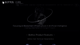 What Bottos.org website looked like in 2020 (3 years ago)