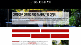 What Buckeyeroadhouse.com website looked like in 2020 (3 years ago)