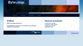 What Bytewings.com website looked like in 2020 (3 years ago)