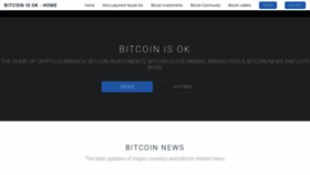 What Bitcoinisok.com website looked like in 2020 (3 years ago)