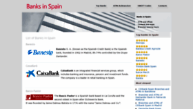 What Banksspain.com website looked like in 2020 (3 years ago)