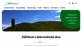 What Brontosaurus.cz website looked like in 2020 (4 years ago)