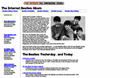 What Beatlesagain.com website looked like in 2020 (3 years ago)