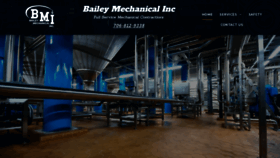 What Baileymechanical.net website looked like in 2020 (3 years ago)