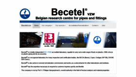 What Becetel.be website looked like in 2020 (3 years ago)