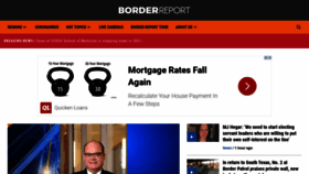 What Borderreport.com website looked like in 2020 (3 years ago)
