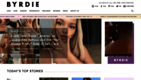What Byrdie.com website looked like in 2020 (3 years ago)