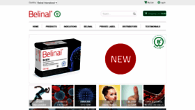 What Belinal.com website looked like in 2020 (3 years ago)