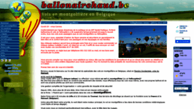 What Ballonairchaud.be website looked like in 2020 (3 years ago)