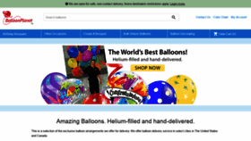 What Balloonplanet.com website looked like in 2020 (3 years ago)
