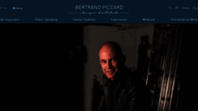 What Bertrandpiccard.com website looked like in 2020 (3 years ago)
