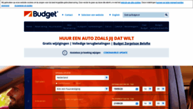 What Budget.nl website looked like in 2020 (3 years ago)
