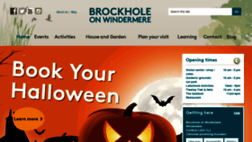 What Brockhole.co.uk website looked like in 2020 (3 years ago)