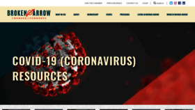 What Brokenarrowchamber.com website looked like in 2020 (3 years ago)