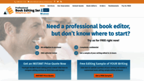 What Book-editing-services.com website looked like in 2020 (3 years ago)