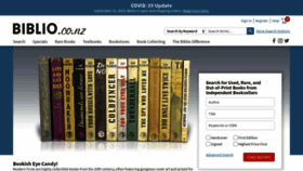 What Biblio.co.nz website looked like in 2020 (3 years ago)