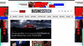 What Businesstech.co.za website looked like in 2020 (4 years ago)