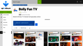 What Bolly-fun-tv.en.uptodown.com website looked like in 2020 (3 years ago)