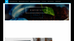 What Biologicznie24.pl website looked like in 2020 (3 years ago)