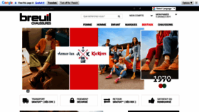 What Breuil-chaussures.com website looked like in 2020 (3 years ago)