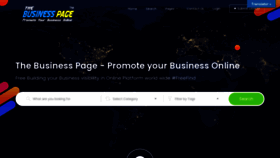 What Businesspage.site website looked like in 2020 (3 years ago)