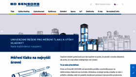 What Bdsensors.cz website looked like in 2020 (3 years ago)