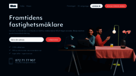 What Blok.se website looked like in 2020 (3 years ago)