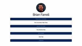 What Bfarrell.com website looked like in 2020 (3 years ago)