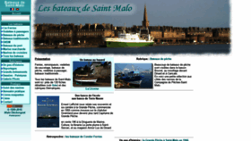 What Bateaux-de-saint-malo.com website looked like in 2020 (3 years ago)