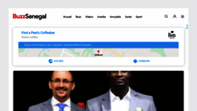 What Buzzsenegal.com website looked like in 2020 (3 years ago)