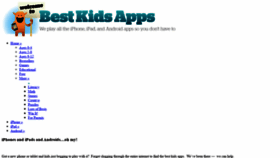 What Bestkidsapps.com website looked like in 2020 (3 years ago)