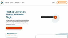 What Buttonizer.pro website looked like in 2020 (4 years ago)