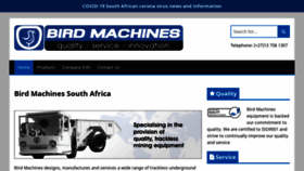 What Birdmachines.co.za website looked like in 2020 (3 years ago)
