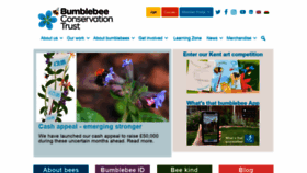 What Bumblebeeconservation.org website looked like in 2020 (3 years ago)
