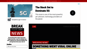 What Breakyourownnews.com website looked like in 2020 (3 years ago)