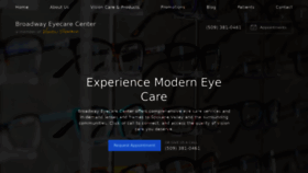 What Broadwayeyecarecenter.com website looked like in 2020 (3 years ago)
