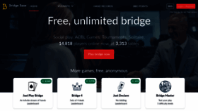 What Bridgebaseonline.com website looked like in 2020 (3 years ago)