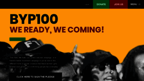 What Byp100.org website looked like in 2020 (3 years ago)