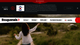 What Bouguenais.fr website looked like in 2020 (3 years ago)