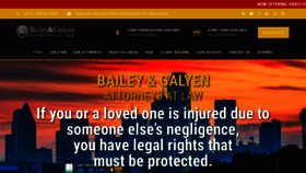What Baileygalyeninjury.com website looked like in 2020 (3 years ago)