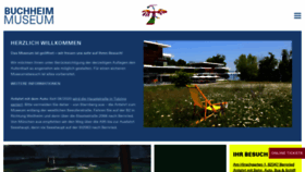 What Buchheimmuseum.de website looked like in 2020 (3 years ago)
