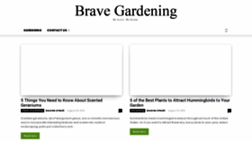 What Bravegarden.com website looked like in 2020 (3 years ago)