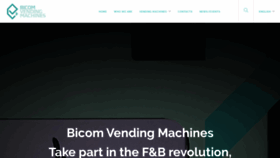 What Bicomvending.com website looked like in 2020 (3 years ago)