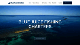 What Bluejuicecharters.com.au website looked like in 2020 (3 years ago)