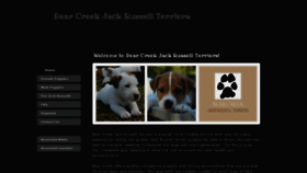What Bearcreekrussells.com website looked like in 2020 (3 years ago)
