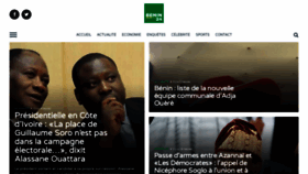 What Benin24tv.com website looked like in 2020 (3 years ago)