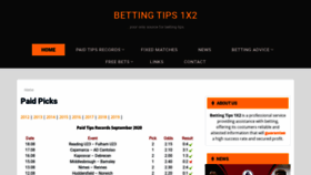 What Bettingtips1x2.info website looked like in 2020 (3 years ago)