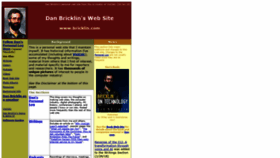 What Bricklin.com website looked like in 2020 (3 years ago)